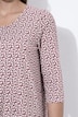 Longshirt, gemustert, A-Linie, Rundhals, 3/4-Arm