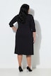 Cotton Jersey 3/4 Sleeve Pocket Wrap Dress