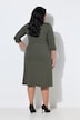 Cotton Jersey 3/4 Sleeve Pocket Wrap Dress