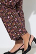 Jerseyhose, bedruckt, weites Bein, Elastikbund