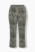 Snakeskin Print Jersey Pants