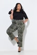 Snakeskin Print Jersey Pants