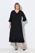 Back Cutout Flounce Panel Dress