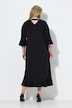 Back Cutout Flounce Panel Dress