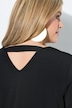 Back Cutout Flounce Panel Dress