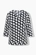 Shirt met print, V-hals, 3/4 mouwen