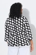 Shirt met print, V-hals, 3/4 mouwen