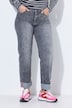 Jeans met wijde pijpen, omgeslagen zoom