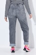Jeans met wijde pijpen, omgeslagen zoom