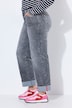 Jeans met wijde pijpen, omgeslagen zoom