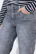 Jeans met wijde pijpen, omgeslagen zoom