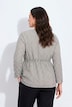 Jacke, 3D-Streifen, Tunnelzug, V-Ausschnitt, Langarm