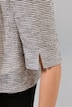 Jacke, 3D-Streifen, Tunnelzug, V-Ausschnitt, Langarm