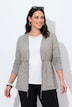 Jacke, 3D-Streifen, Tunnelzug, V-Ausschnitt, Langarm