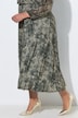 Maxikleid, Animal, schulterfrei, Neckholder-Optik, Langarm