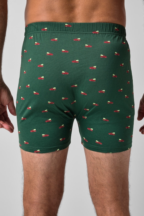 Boxershorts Weihnachten, Homewear, OEKO-TEX, 2er-Pack, Unterhose, bis 8XL
