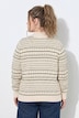 Pullover, Jacquard, Stehkragen, Langarm, Biobaumwolle