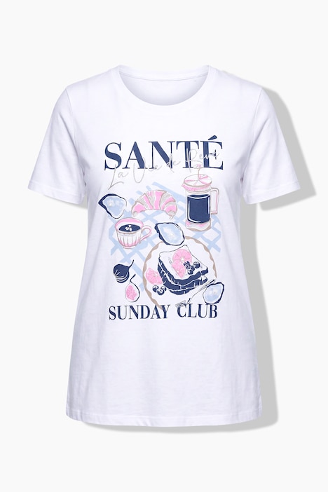 T-Shirt, Comfort Fit, Zierperlen, Santé-Motiv