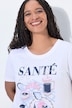 T-Shirt, Comfort Fit, Zierperlen, Santé-Motiv