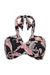 Bikini-Top, Softcups, drapierte Büste, Paisley