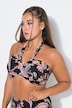 Bikini-Top, Softcups, drapierte Büste, Paisley