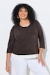 Shirt, Lagen-Optik, Henley-Ausschnitt, 3/4-Arm
