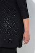 Longshirt, Ziernieten, Tunika-Ausschnitt, 3/4-Arm