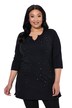 Longshirt, Ziernieten, Tunika-Ausschnitt, 3/4-Arm