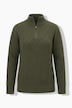 Pullover, Fischgrat, Troyerkragen, Langarm, Biobaumwolle