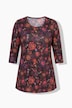 Fall Floral Paisley 3/4 Sleeve Knit Tunic