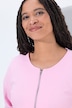 Sweatjacke, Loose Fit, elastischer Saum/Ärmelabschluss