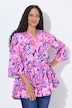 Tuniek, A-lijn, all-over print, volants
