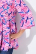 Tuniek, A-lijn, all-over print, volants