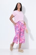 Culotte, weites, gerades Bein, Allovermuster