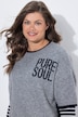 Halbarm Strickpullover, Rundhals