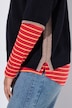 Halbarm Strickpullover, Rundhals