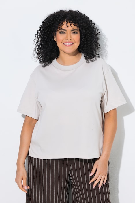 T-Shirt, Boxy Fit, Oversized, Rundhals, Halbarm