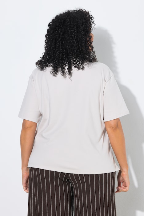 T-Shirt, Boxy Fit, Oversized, Rundhals, Halbarm
