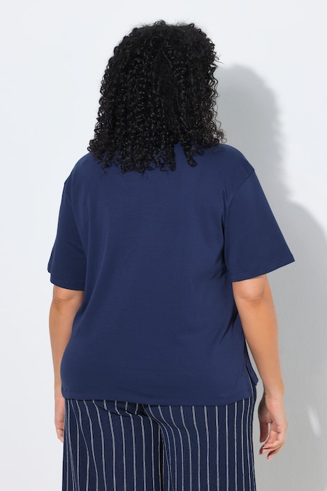 T-Shirt, Boxy Fit, Oversized, Rundhals, Halbarm