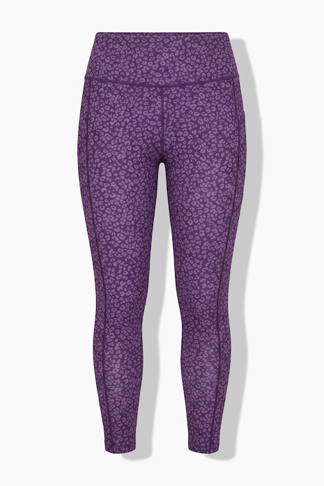 Sport-Tights, knöchellang, Leo, High Waist