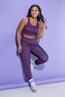 Sport-Tights, knöchellang, Leo, High Waist