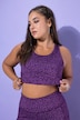 Sport Bustier, Color-Leo, Mesh-Futter