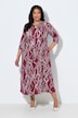 Dot Wave Empire Waist Jersey Pocket Dress