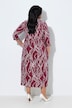 Dot Wave Empire Waist Jersey Pocket Dress