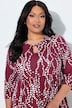 Dot Wave Empire Waist Jersey Pocket Dress