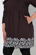 Longshirt, Taschen, V-Ausschnitt, 3/4-Arm