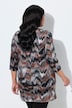 Longshirt, Batikmuster, Tunika-Ausschnitt, 3/4-Arm