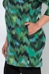 Longshirt, Batikmuster, Tunika-Ausschnitt, 3/4-Arm