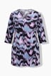 Longshirt, Batikmuster, Tunika-Ausschnitt, 3/4-Arm