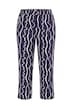 Jerseyhose, grafischer Druck, weites Bein, Elastikbund